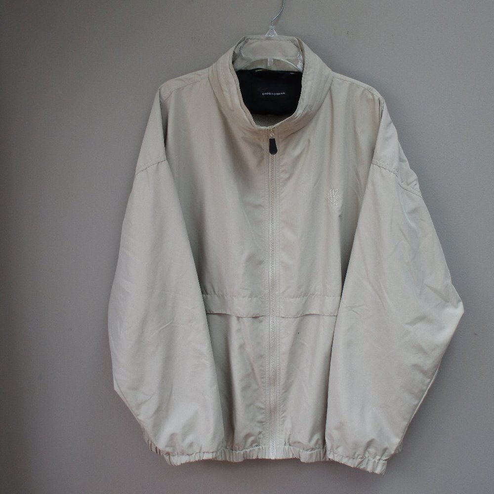 Greg Norman Golf Windbreaker Jacket Size XL
